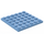 LEGO Medium Blue Deska 6 x 6 (3958)