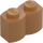 LEGO Středně tmavá tělová Kostka 1 x 2 Log (30136)