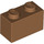 LEGO Medium Dark Flesh Brick 1 x 2 se spodní trubkou (3004 / 93792)