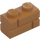 LEGO Středně tmavá tělová Kostka 1 x 2 s Embossed Bricks (98283)