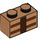 LEGO Medium Dark Flesh Kostka 1 x 2 s Minecraft Crafting Table se spodní trubkou (3004 / 19178)