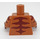 LEGO Středně tmavá tělová Minifigurka Trup T rex Kostým (973 / 76382)