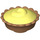 LEGO Medium Dark Flesh Pie s Yellow Cream Filling (16987 / 93568)