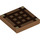 LEGO Medium Dark Flesh Dlaždice 2 x 2 s Minecraft Crafting Table Grid s Groove (3068 / 19177)