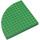 LEGO Medium Green Kostka 12 x 12 Kulatá Roh  bez horních kolíků (6162 / 42484)
