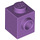 LEGO Medium Lavender Kostka 1 x 1 s Stud na Jeden Postranní (87087)