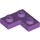 LEGO Medium Lavender Deska 2 x 2 Roh (2420)