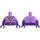 LEGO Medium Lavender Wonder twin Zan Minifig Trup (973 / 16360)