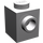LEGO Medium Stone Gray Kostka 1 x 1 s Stud na Jeden Postranní (87087)