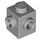 LEGO Medium Stone Gray Kostka 1 x 1 s Dva Study na Adjacent Sides (26604)