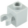LEGO Medium Stone Gray Kostka 1 x 1 s Vertikální Klip (Otevřený klip „O“, dutý kolík) (60475 / 65460)