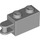LEGO Medium Stone Gray Kostka 1 x 2 s Rukojeť (Inset) (Vložená hřídel) (26597)