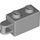 LEGO Medium Stone Gray Kostka 1 x 2 s Závěs Shaft (Splachovací hřídel) (34816)
