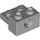 LEGO Medium Stone Gray Kostka 1 x 2 s otvorem a 1 x 2 Deska (73109)