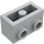 LEGO Medium Stone Gray Kostka 1 x 2 s Study na Jeden Postranní (11211)