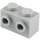 LEGO Medium Stone Gray Kostka 1 x 2 s Study na obou stranách (52107)