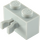 LEGO Medium Stone Gray Kostka 1 x 2 s Vertikální Klip (mezera v klipu) (30237)
