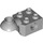 LEGO Medium Stone Gray Kostka 2 x 2 s Horizontální Rotation Joint (48170 / 48442)