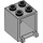 LEGO Medium Stone Gray Kontejner 2 x 2 x 2 se zapuštěnými svorníky (4345 / 30060)