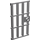 LEGO Medium Stone Gray Dveře 1 x 4 x 6 s Bars (60621)