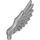 LEGO Medium Stone Gray Feathered Wing (11100)