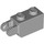 LEGO Medium Stone Gray Závěs Kostka 1 x 2 Zamykání s 2 Prsty (Vertikální Konec) (30365 / 54671)
