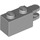 LEGO Medium Stone Gray Závěs Kostka 1 x 2 Zamykání s Dual Finger na Konec Horizontální (30540 / 54672)