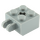 LEGO Medium Stone Gray Závěs Kostka 2 x 2 Zamykání s Axlehole a Dual Finger (40902 / 53029)