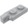 LEGO Medium Stone Gray Závěs Deska 1 x 2 Zamykání s Single Finger na Konec Vertikální bez spodní drážky (44301 / 49715)