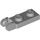 LEGO Medium Stone Gray Závěs Deska 1 x 2 s Zamykání Prsty bez Groove (44302 / 54657)