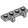 LEGO Medium Stone Gray Závěs Deska 1 x 4 Zamykání s Dva Stubs (44568 / 51483)