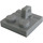 LEGO Medium Stone Gray Závěs Deska 2 x 2 s 1 Zamykání Finger na Horní (53968 / 92582)