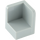 LEGO Medium Stone Gray Panel 1 x 1 Roh s Zaoblené rohy (6231)