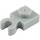 LEGO Medium Stone Gray Deska 1 x 1 s Vertikální Klip (Tlustý otevřený &#039;O&#039; klip) (44860 / 60897)