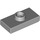 LEGO Medium Stone Gray Deska 1 x 2 s 1 Stud (s drážkou) (3794 / 15573)