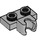 LEGO Medium Stone Gray Deska 1 x 2 s Middle Pouzdro kulového kloubu (14704)