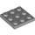 LEGO Medium Stone Gray Deska 3 x 3 (11212)