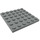 LEGO Medium Stone Gray Deska 6 x 6 (3958)