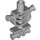 LEGO Medium Stone Gray Kostra Tělo s Rameno Rods (60115 / 78132)