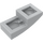 LEGO Medium Stone Gray Sklon 1 x 2 Zakřivený (3593 / 11477)