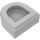 LEGO Medium Stone Gray Dlaždice 1 x 1 Polovina Oval (24246 / 35399)