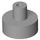 LEGO Medium Stone Gray Dlaždice 1 x 1 Kulatá s Hollow Tyčka (20482 / 31561)