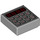 LEGO Medium Stone Gray Dlaždice 1 x 1 s Keypad Vzor s Groove (3070 / 25700)