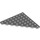 LEGO Medium Stone Gray Klín Deska 8 x 8 Roh (30504)