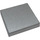 LEGO Metallic Silver Tile 2 x 2 s Groove (3068 / 88409)