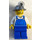 LEGO Miner s Mining Čepice, Smirk, Stubble, White Shirt a Modrá Overalls Minifigurka