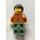 LEGO Misako s Tmavě oranžová Bunda Minifigurka