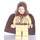 LEGO Obi-Wan Kenobi (Old) s Reddish Hnědá Plášť a Kapuce s Bílá Pupils Minifigurka