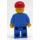 LEGO Octan Oil uniform, Red Krátký Bill Víčko, Crooked Smile Town Minifigurka