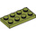LEGO Olive Green Deska 2 x 4 (3020)
